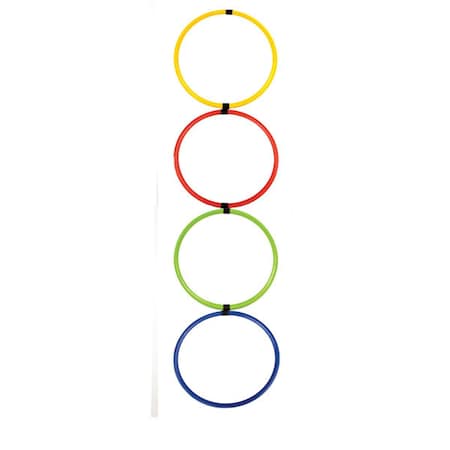 Perfectpitch Hoop Agility Ladder, Multicolor PE22100